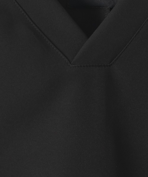 DOOPZ（ドープス）の「Pullover v-neck shirt - プルオーバーVネックシャツ（シャツ/ブラウス・メンズ・モカ/ブラック・LARGE/MEDIUM/SMALL）」の9枚目の写真