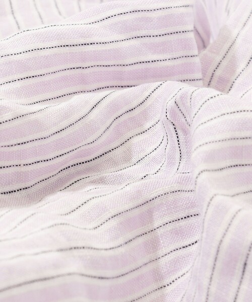 ストライプリネン クッションカバー（65cm × 65cm）（クッション