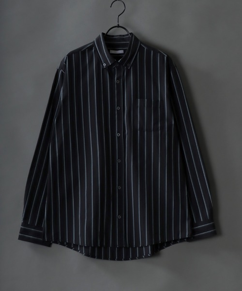 SITRY(シトリー)の「Broadcloth Stripe & Plaid Shirt/ストライプ チェック ブロードシャツ(シャツ/ブラウス・メンズ・ホワイト系その他/ブルー系その他/グレー系その他2/グレー系その他/ブルー系その他2/ブルー系その他3・M/L/LL)」の2枚目の写真