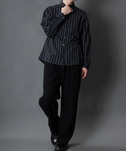 SITRY(シトリー)の「Broadcloth Stripe & Plaid Shirt/ストライプ チェック ブロードシャツ(シャツ/ブラウス・メンズ・ホワイト系その他/ブルー系その他/グレー系その他2/グレー系その他/ブルー系その他2/ブルー系その他3・M/L/LL)」の13枚目の写真