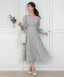 小花柄 カシュクール ワンピース le reve vaniller