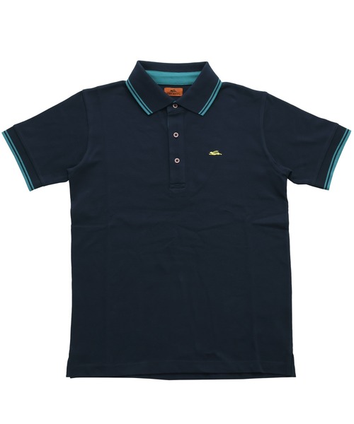 KRIFF MAYER（クリフメイヤー）の「リブラインポロ（ポロシャツ・メンズ・ブラック/ミント/ブルー/ピンク/オフホワイト/グレー/ネイビー/ダークグリーン/ターコイズブルー・LARGE/X-LARGE/SMALL/MEDIUM）」の7枚目の写真