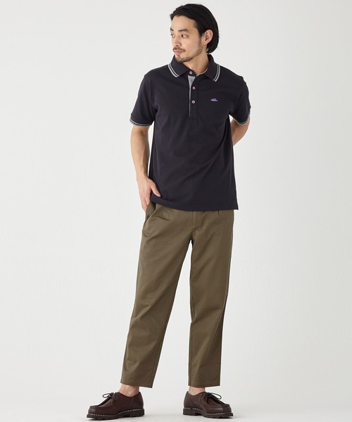 KRIFF MAYER（クリフメイヤー）の「リブラインポロ（ポロシャツ・メンズ・ブラック/ミント/ブルー/ピンク/オフホワイト/グレー/ネイビー/ダークグリーン/ターコイズブルー・LARGE/X-LARGE/SMALL/MEDIUM）」の10枚目の写真