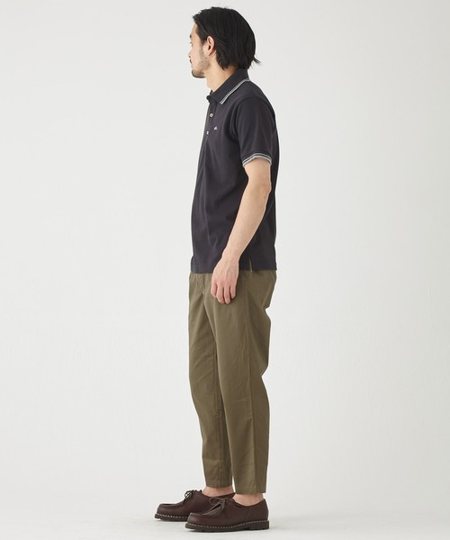 KRIFF MAYER（クリフメイヤー）の「リブラインポロ（ポロシャツ・メンズ・ブラック/ミント/ブルー/ピンク/オフホワイト/グレー/ネイビー/ダークグリーン/ターコイズブルー・LARGE/X-LARGE/SMALL/MEDIUM）」の11枚目の写真