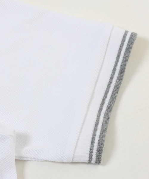 KRIFF MAYER（クリフメイヤー）の「リブラインポロ（ポロシャツ・メンズ・ブラック/ミント/ブルー/ピンク/オフホワイト/グレー/ネイビー/ダークグリーン/ターコイズブルー・LARGE/X-LARGE/SMALL/MEDIUM）」の17枚目の写真