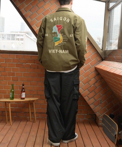 HOUSTON（ヒューストン）の「HOUSTON ベトジャン(MAP)（デニム