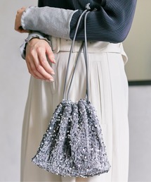Thevon | スパンコール巾着バッグ(トートバッグ)