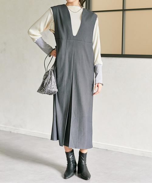 Thevon（ゼボン）の「スパンコール巾着バッグ（トートバッグ・レディース・グレー/ブルー/ブラック/ブラウン・FREE）」の8枚目の写真