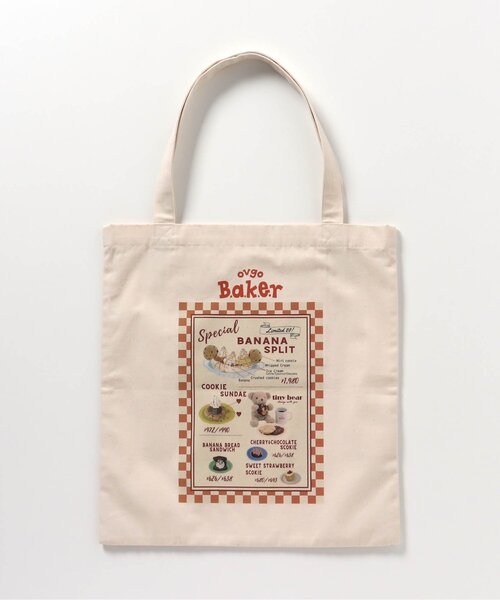 apres les cours（アプレレクール）の「OVGO BAKER×tiny bear トートバッグ（トートバッグ・キッズ・キナリ・FREE）」の6枚目の写真