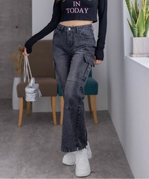 clear | カーゴフレアデニムパンツ≪2024SS新作≫(デニムパンツ)