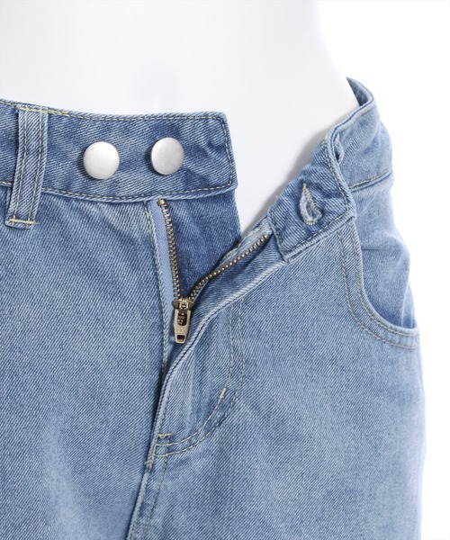 clear（クリア）の「カーゴフレアデニムパンツ≪2024AW≫（デニムパンツ・レディース・ブラック/ライトブルー・S/M）」の8枚目の写真