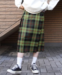 O'NEIL of DUBLIN | O'NEIL of DUBLIN/オニールオブダブリン　タータンロングミドルスカート　WORSTED WOOL TARTAN LONG MIDDLE SKIRT 12477(スカート)
