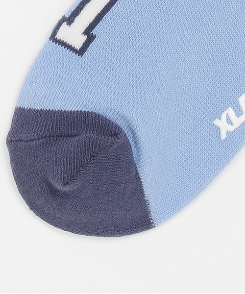 XLARGE KIDS(エクストララージキッズ)の「カレッジロゴソックス(ソックス/靴下・キッズ・グレー/ブルー/レッド・19-21cm/17-19cm/15-17cm/13-15cm)」の6枚目の写真