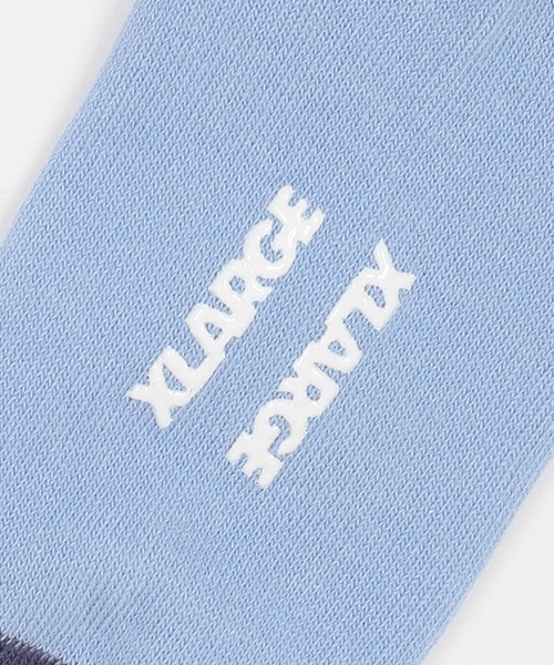 XLARGE KIDS(エクストララージキッズ)の「カレッジロゴソックス(ソックス/靴下・キッズ・グレー/ブルー/レッド・19-21cm/17-19cm/15-17cm/13-15cm)」の9枚目の写真