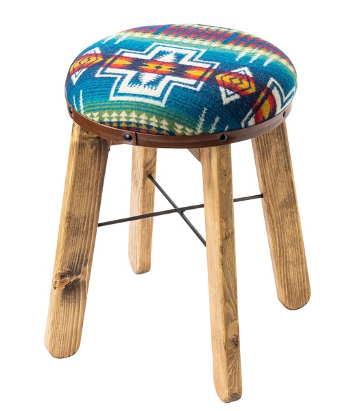 PENDLETON(ペンドルトン)の「PENDLETON/ペンドルトン Woody High Chair/ハイチェア(家具・レディース・レッド/ブルー・FREE)」の3枚目の写真