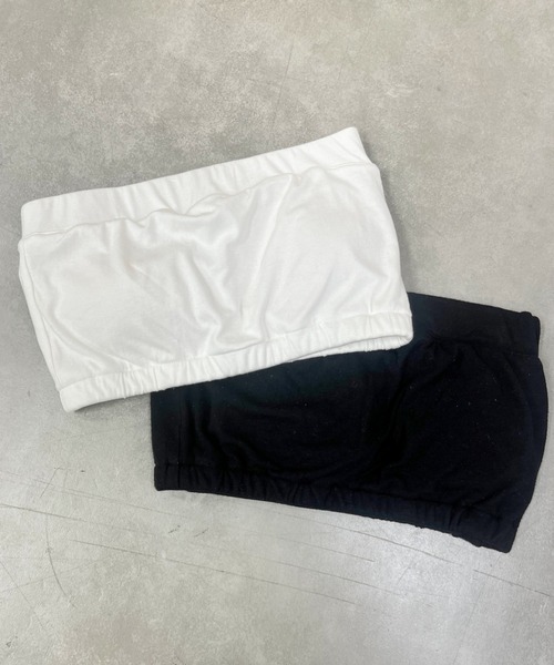 WHO'S WHO gallery（フーズフーギャラリー）の「ベーシックベア（チューブトップ・レディース・ブラック/ホワイト・FREE）」の3枚目の写真