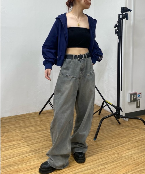 WHO'S WHO gallery（フーズフーギャラリー）の「ベーシックベア（チューブトップ・レディース・ブラック/ホワイト・FREE）」の4枚目の写真