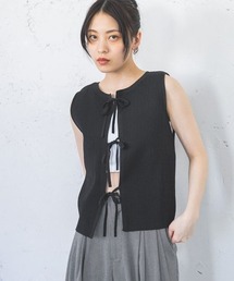 JEANASIS | 12G 2WAYリボンベスト/114150(ベスト)