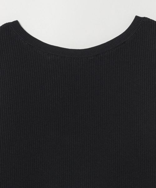 JEANASIS（ジーナシス）の「12G 2WAYリボンベスト/114150（ベスト・レディース・アイボリー/チャコールグレー/ブラック・FREE）」の8枚目の写真