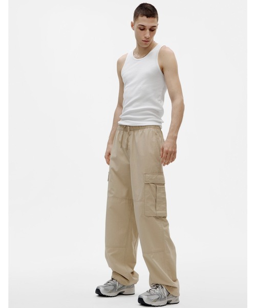 GAP(ギャップ)の「リップストップ バギーカーゴパンツ(カーゴパンツ・メンズ・ベージュ・L/M/S/XS/XL)」の10枚目の写真