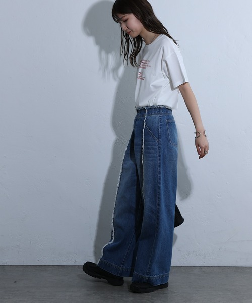 COLONY 2139（コロニートゥーワンスリーナイン）の「コンパクトプリントTシャツ（Tシャツ/カットソー・レディース・ブラック/ホワイト系その他/オフホワイト・FREE）」の9枚目の写真