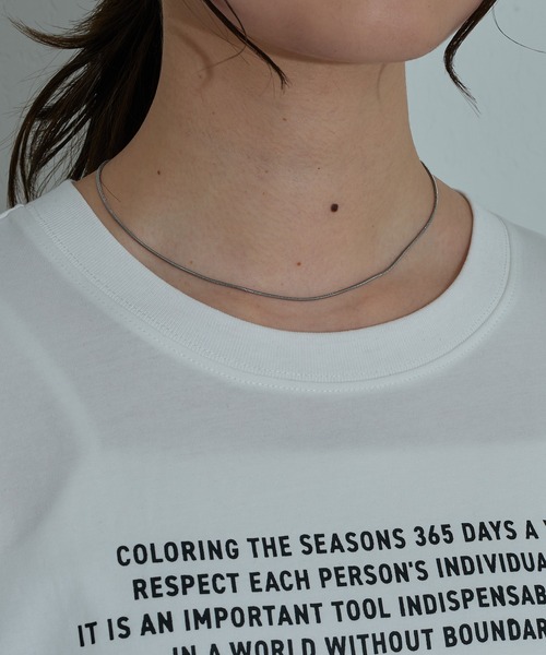 COLONY 2139(コロニートゥーワンスリーナイン)の「コンパクトプリントTシャツ(Tシャツ/カットソー・レディース・ブラック/ホワイト系その他/オフホワイト・FREE)」の22枚目の写真