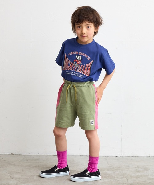 Life Support Products(ライフサポートプロダクツ)の「サイドラインカットショートパンツ(80~150cm)(その他パンツ・キッズ・チャコール/イエロー/パープル/レッド/オフホワイト/カーキ・80/90/95/100/110/120/130/140/150)」の10枚目の写真