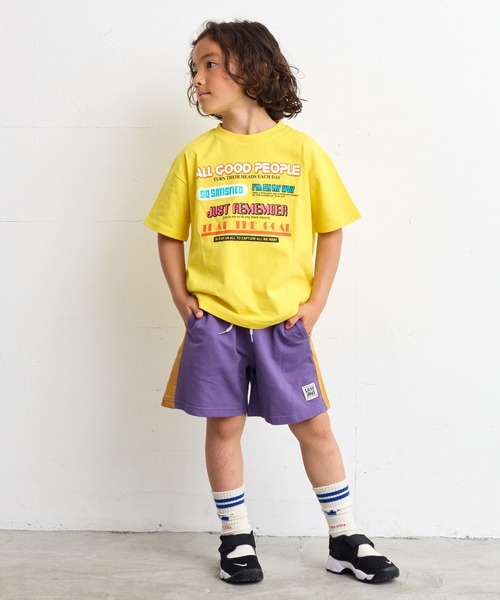 Life Support Products(ライフサポートプロダクツ)の「サイドラインカットショートパンツ(80~150cm)(その他パンツ・キッズ・チャコール/イエロー/パープル/レッド/オフホワイト/カーキ・80/90/95/100/110/120/130/140/150)」の11枚目の写真