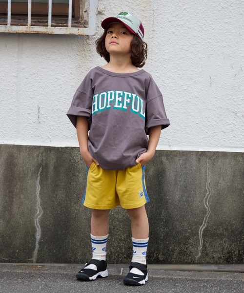 Life Support Products(ライフサポートプロダクツ)の「サイドラインカットショートパンツ(80~150cm)(その他パンツ・キッズ・チャコール/イエロー/パープル/レッド/オフホワイト/カーキ・80/90/95/100/110/120/130/140/150)」の20枚目の写真