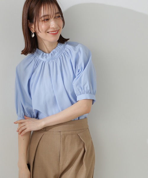 N. Natural Beauty Basic 2way フリルネックブラウス 楽天市場】2wayフリルネックブラウス N. Natural Beauty Basic