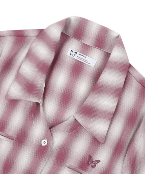 FANCY CLUB（ファンシークラブ）の「NASTY FANCY CLUB／スカーフチェックシャツ 2116652（シャツ/ブラウス・レディース・ピンク/グレー・FREE）」の18枚目の写真