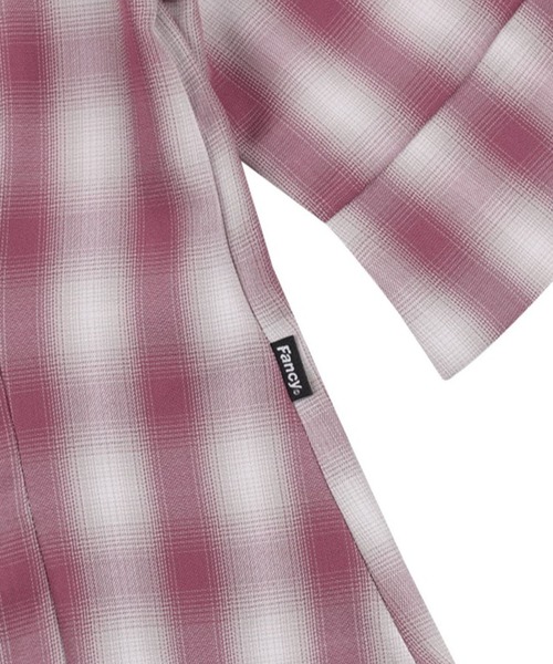 FANCY CLUB（ファンシークラブ）の「NASTY FANCY CLUB／スカーフチェックシャツ 2116652（シャツ/ブラウス・レディース・ピンク/グレー・FREE）」の19枚目の写真