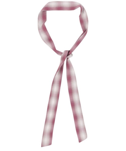 FANCY CLUB（ファンシークラブ）の「NASTY FANCY CLUB／スカーフチェックシャツ 2116652（シャツ/ブラウス・レディース・ピンク/グレー・FREE）」の20枚目の写真