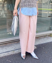 PUAL CE CIN | ワンタック スラックスパンツ(スラックス)