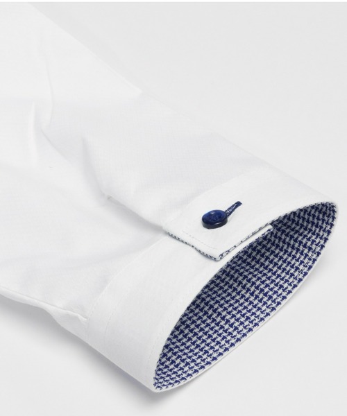 TOKYO SHIRTS(トウキョウシャツ)の「透け防止 形態安定ノーアイロン ワイド 7分袖ビジネスワイシャツ(ビジネスシャツ・レディース・ホワイト・LL/L/XL/M/S)」の6枚目の写真