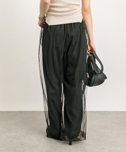 RIVE DROITE（リヴドロワ）の「チュールレイヤードパンツ（その他パンツ・レディース・ブラック/ベージュ・FREE）」の10枚目の写真