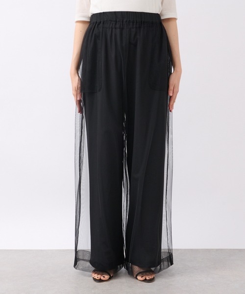 RIVE DROITE（リヴドロワ）の「チュールレイヤードパンツ（その他パンツ・レディース・ブラック/ベージュ・FREE）」の20枚目の写真