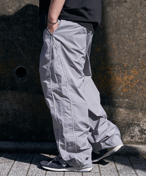 Evisen ナイロンピンタックパンツ Evisen ナイロンピンタックパンツΩ
