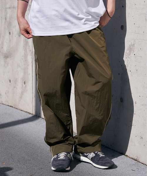 VENCEEXCHANGE（ヴァンスエクスチェンジ）の「パイピングナイロンパンツ（その他パンツ・メンズ・ライトグレー/ブラック/グリーン系・L/M）」の17枚目の写真