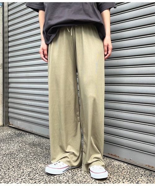 anap mimpi(アナップミンピ)の「ユルテロラフワイドパンツ(その他パンツ・レディース・ネイビー/カーキ/ブラック・FREE)」の2枚目の写真