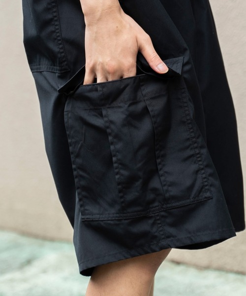 WEGO（ウィゴー）の「WEGO/ワイドカーゴショーツ（カーゴパンツ・メンズ・ブラック/カーキ・LARGE/MEDIUM）」の19枚目の写真