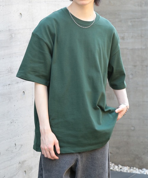 LIFEMAX(ライフマックス)の「【LIFEMAX】10.2オンススーパーヘビーウェイト ビッグシルエットTシャツ MS1166(Tシャツ/カットソー・メンズ・ホワイト/ブラック/グリーン・M/L/XL)」の7枚目の写真