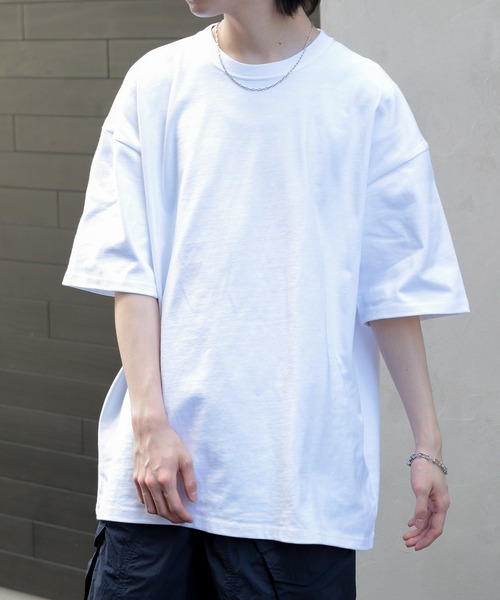 LIFEMAX(ライフマックス)の「【LIFEMAX】10.2オンススーパーヘビーウェイト ビッグシルエットTシャツ MS1166(Tシャツ/カットソー・メンズ・ホワイト/ブラック/グリーン・M/L/XL)」の11枚目の写真