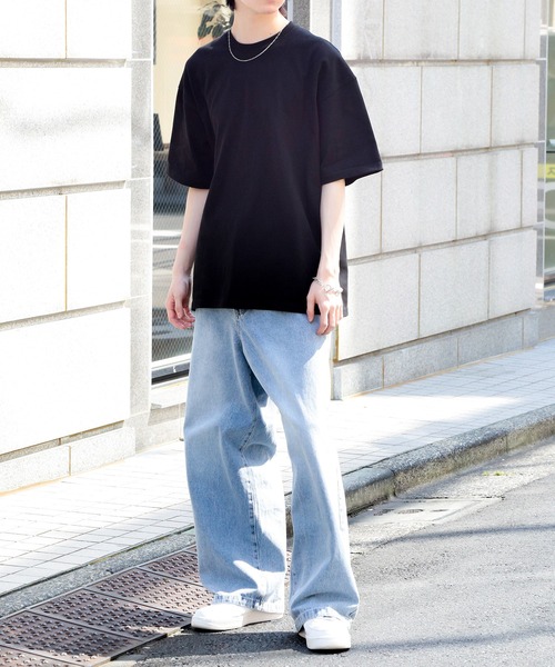 LIFEMAX(ライフマックス)の「【LIFEMAX】10.2オンススーパーヘビーウェイト ビッグシルエットTシャツ MS1166(Tシャツ/カットソー・メンズ・ホワイト/ブラック/グリーン・M/L/XL)」の6枚目の写真