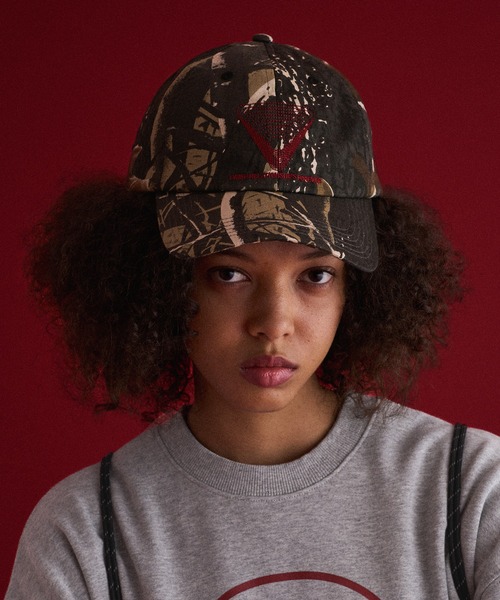 WISH FOR EVER（ウィッシュフォーエバー）の「STITCH LOGO CAP