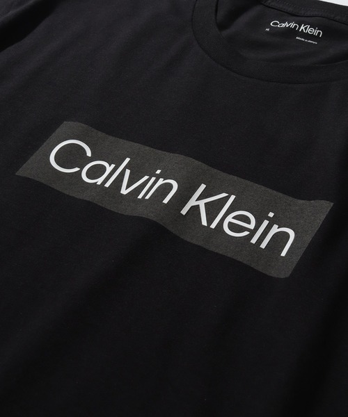 Calvin Klein(カルバン・クライン)の「【Calvin Klein/カルバンクライン】BOXロゴプリント ショートスリーブTシャツ(Tシャツ/カットソー・メンズ・ホワイト/ブラック・XL/L/M/S)」の7枚目の写真