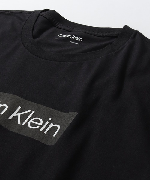 Calvin Klein(カルバン・クライン)の「【Calvin Klein/カルバンクライン】BOXロゴプリント ショートスリーブTシャツ(Tシャツ/カットソー・メンズ・ホワイト/ブラック・XL/L/M/S)」の6枚目の写真