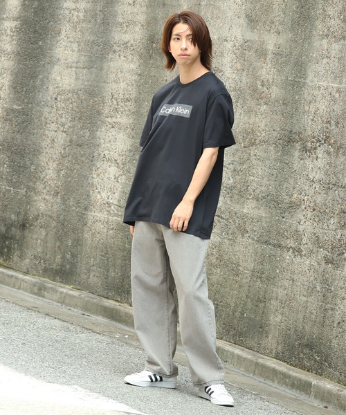 Calvin Klein(カルバン・クライン)の「【Calvin Klein/カルバンクライン】BOXロゴプリント ショートスリーブTシャツ(Tシャツ/カットソー・メンズ・ホワイト/ブラック・XL/L/M/S)」の11枚目の写真