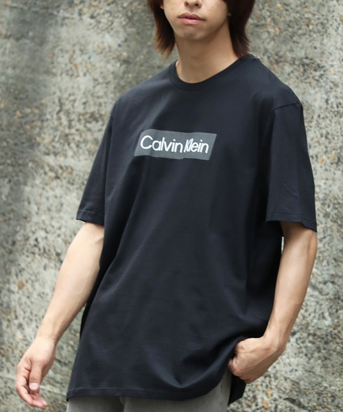 Calvin Klein(カルバン・クライン)の「【Calvin Klein/カルバンクライン】BOXロゴプリント ショートスリーブTシャツ(Tシャツ/カットソー・メンズ・ホワイト/ブラック・XL/L/M/S)」の13枚目の写真