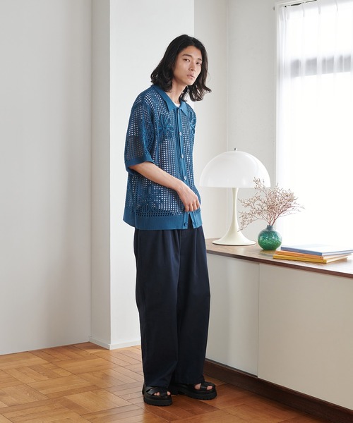 値下げ！ Embroidery Mesh Shirts todayful Embroidery Mesh Shirts